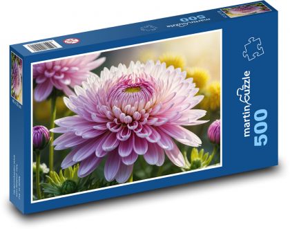 Chrysantheme - Gartenblume - Puzzle - 500 Teile