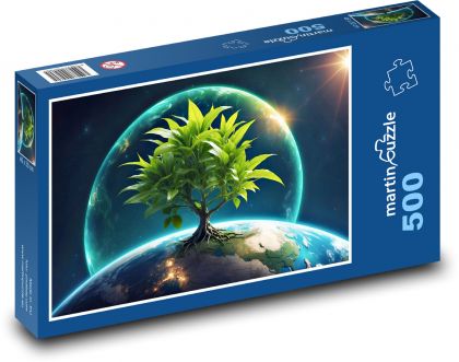 Strom na planéte Zem - Puzzle 500 dielikov, rozmer 46x30 cm 