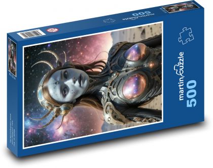 Mystická postava ženy - Puzzle 500 dielikov, rozmer 46x30 cm 