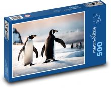 Tučňáci v Antarktidě Puzzle 500 dílků - 46 x 30 cm
