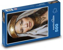 Portret pięknej kobiety Puzzle 500 elementów - 46x30 cm