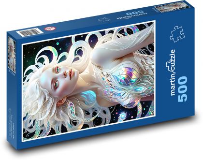 Portrét princeznej - Puzzle 500 dielikov, rozmer 46x30 cm 