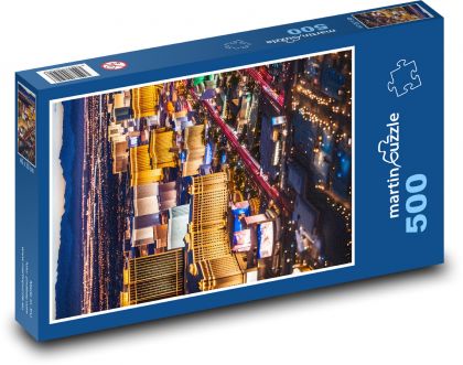 Unterkünfte in der Nacht - Puzzle - 500 Teile