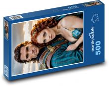 Portrét muže a ženy Puzzle 500 - 46x30 cm