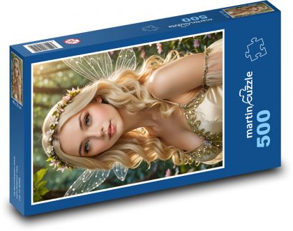 Portrét krásné ženy - puzzle 500 dílků