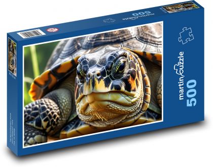Żółw olbrzymi - Puzzle 500 elementów, rozmiar 46x30 cm