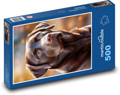 Labrador - zwierzę domowe - Puzzle 500 elementów, rozmiar 46x30 cm