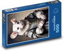 Myš v dámskych šatách Puzzle 500 dielikov - 46 x 30 cm