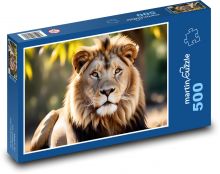 Lev - šelma Puzzle 500 dílků - 46 x 30 cm
