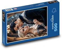 Paar - weiblich und männlich Puzzle 500 Teile - 46 x 30 cm