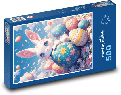 Velikonoční zajíčci - puzzle 500 dílků