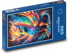 Vogel - Greif, Fantasie Puzzle 500 Teile - 46 x 30 cm