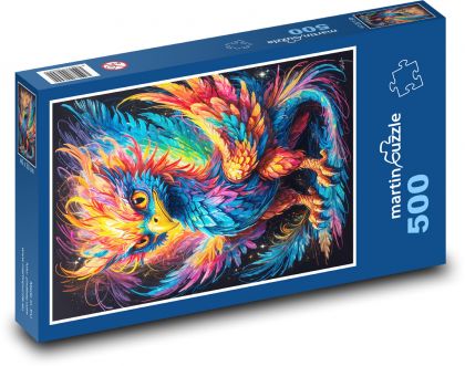 Vogel - Greif, Fantasie - Puzzle - 500 Teile