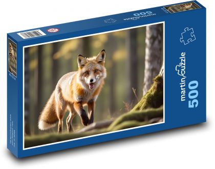 Liška v lese - puzzle 500 dílků