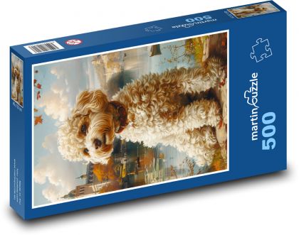 Pies - zwierzę, zwierzę domowe - Puzzle 500 elementów, rozmiar 46x30 cm