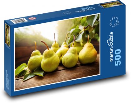 Hruška - sladké ovocie - Puzzle 500 dielikov, rozmer 46x30 cm 
