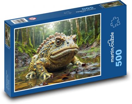 Mimozemská žaba - Puzzle 500 dielikov, rozmer 46x30 cm 