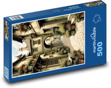 Květiny na ulici ve městě   Puzzle 500 - 46x30 cm