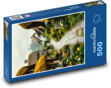 Reise zwischen den Unterkünften Puzzle 500 Teile - 46 x 30 cm