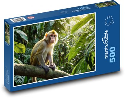 Detská opička na strome - Puzzle 500 dielikov, rozmer 46x30 cm 