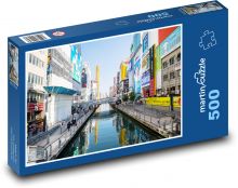 Japonsko - Osaka Puzzle 500 dílků - 46 x 30 cm