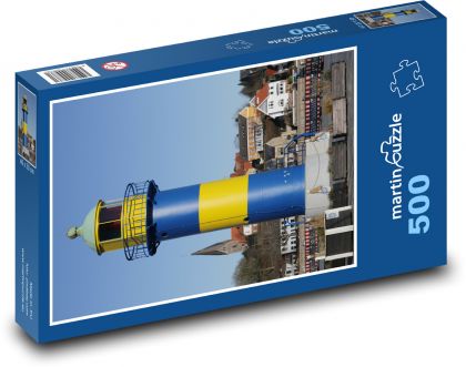 Leuchtturm - Küste, Stadt - Puzzle - 500 Teile