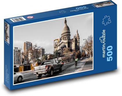 Katedrála - architektura, město - Puzzle 500 dílků, rozměr 46x30 cm