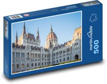 Budapešť - Maďarsko, Westminsterský palác Puzzle 500 dílků - 46 x 30 cm