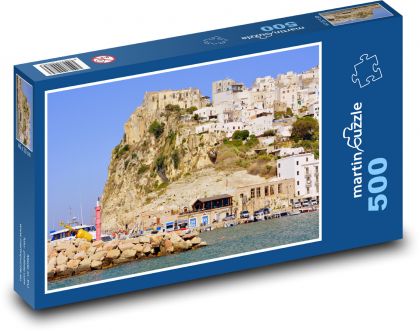 Scoglio - Itálie, pobřeží - Puzzle 500 dílků, rozměr 46x30 cm