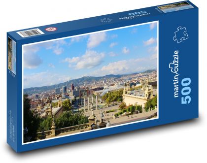 Barcelona - Španielsko - Puzzle 500 dielikov, rozmer 46x30 cm 