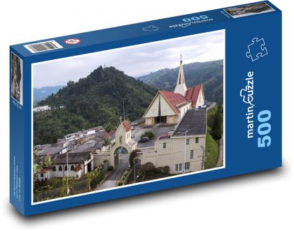 Kostel - hora - puzzle 500 dílků