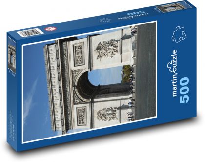 Víťazný oblúk - Paríž, Francúzsko - Puzzle 500 dielikov, rozmer 46x30 cm 