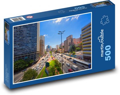 Sao Paulo - Brazylia - Puzzle 500 elementów, rozmiar 46x30 cm