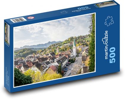 Feldkirch - Vorarlberg, Austria - Puzzle 500 elementów, rozmiar 46x30 cm