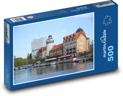 Budovy - Mesto - Puzzle 500 dielikov, rozmer 46x30 cm 