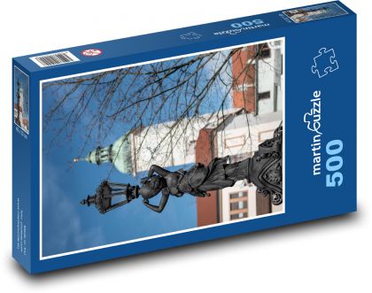 Socha - osvětlení - puzzle 500 dílků