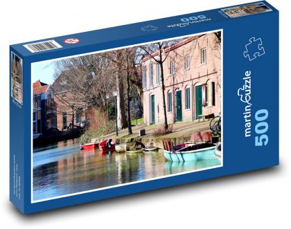 Lode na rieke - Puzzle 500 dielikov, rozmer 46x30 cm 