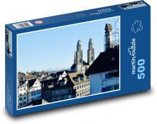 Curich - Švajčiarsko Puzzle 500 dielikov - 46 x 30 cm