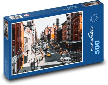 New York - mesto - Puzzle 500 dielikov, rozmer 46x30 cm 