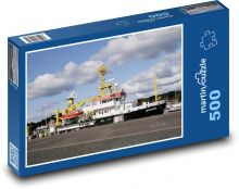 Velká nákladní loď Puzzle 500 - 46x30 cm