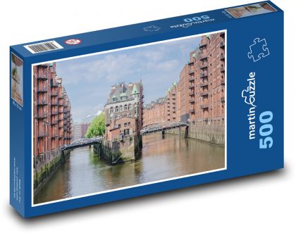 Hamburg - Deutschland, Brücken - Puzzle - 500 Teile
