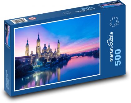 Saragossa - Spanien, Sonnenuntergang - Puzzle - 500 Teile
