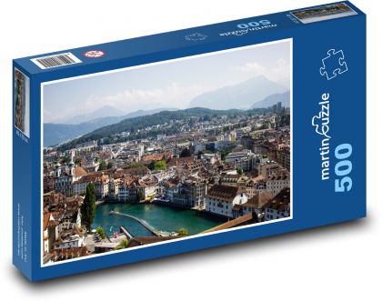 Schweiz - Fluss - Puzzle - 500 Teile