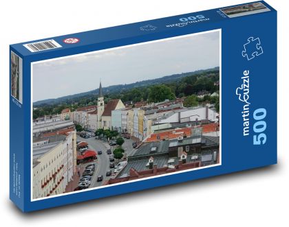 Mühldorf - Deutschland, quadratisch - Puzzle - 500 Teile