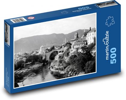 Mostar - Čierna Hora - Puzzle 500 dielikov, rozmer 46x30 cm 