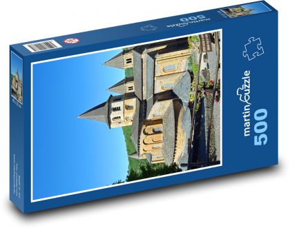 Opátstvo Aveyron - Francúzsko - Puzzle 500 dielikov, rozmer 46x30 cm 