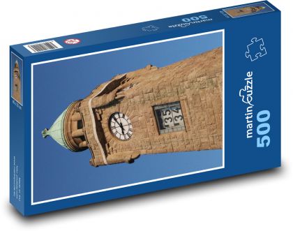 Hamburk - věž, Německo - Puzzle 500 dílků, rozměr 46x30 cm