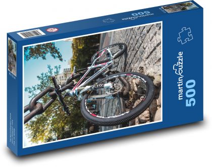 Bicykel v parku - Puzzle 500 dielikov, rozmer 46x30 cm 