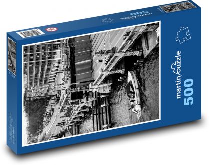 Amsterdam - kanál - puzzle 500 dílků