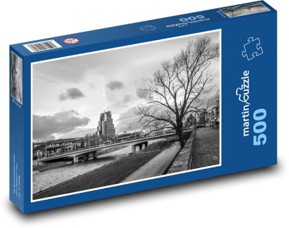 Most přes řeku - puzzle 500 dílků